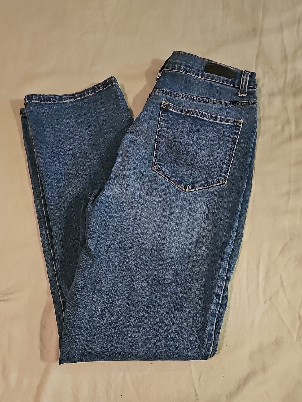 Lee Women's Straight-Leg Dark Blue Denim Jeans
